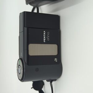 Pentax Efina APS Film Camera Vintage Black Compact Point & Shoot Retro Y2K